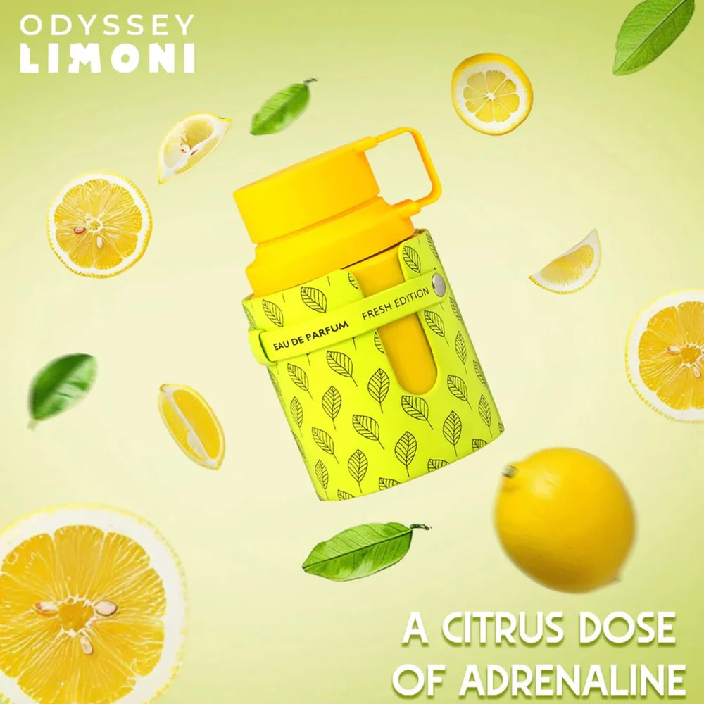 Armaf NEW Odyssey Collection - Limoni Eau De Parfum 100ml 3.4 Fl Oz - Image 3