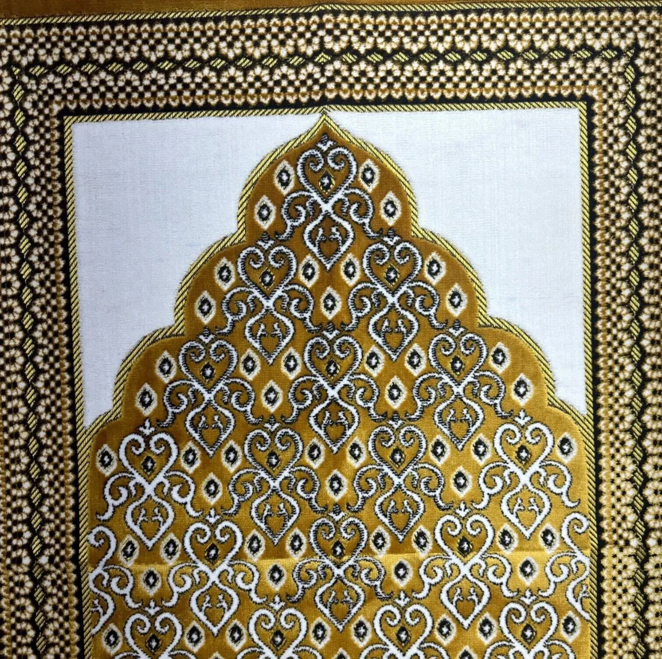 Wide Prayer Rug - Gold - Image 3