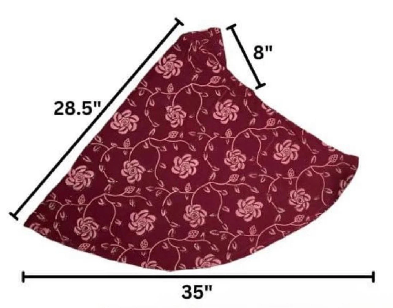 Girls Fancy Hijab Glitter Flowers - Light Gray - Image 4