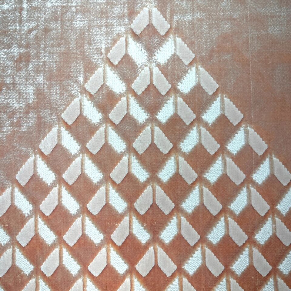 Velvet Prayer Rug - Peach/Orange - Image 3